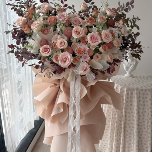 Earth Tone Flower Stand
