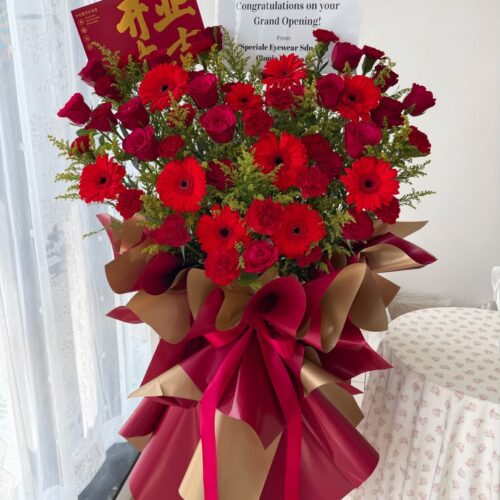 Red Flower Stand